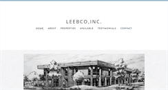 Desktop Screenshot of leebco.com