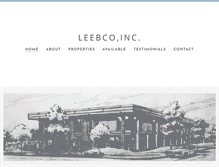 Tablet Screenshot of leebco.com